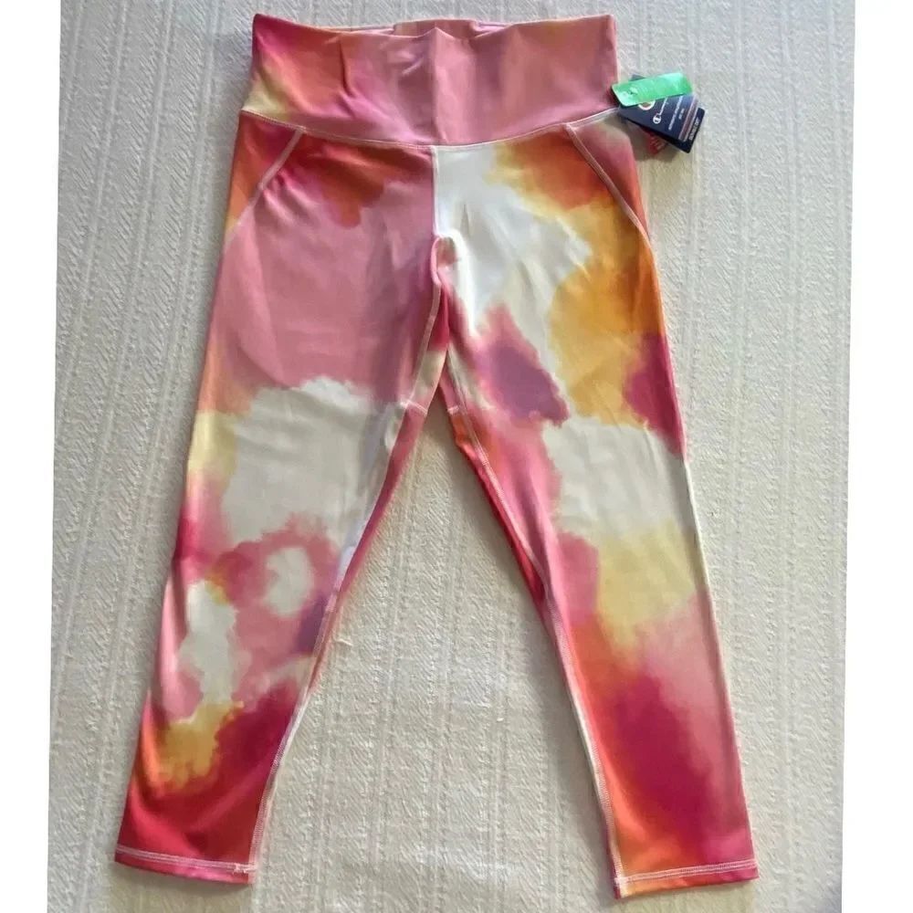 CHAMPION Womens Large Printed Ankle Leggings